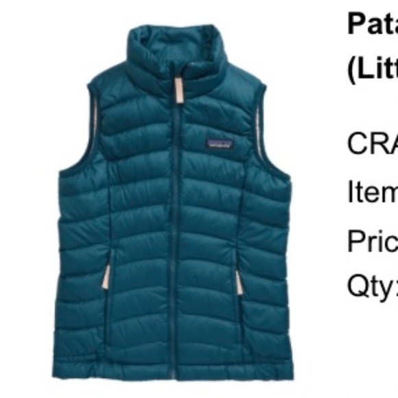 Patagonia Water Repellent Down Vest - Picture 1 of 7